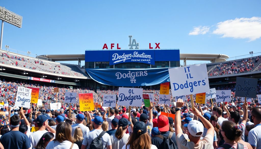 Dodgers Face Backlash: Activists Rally Against Controversial Oil Partnership at Home Opener