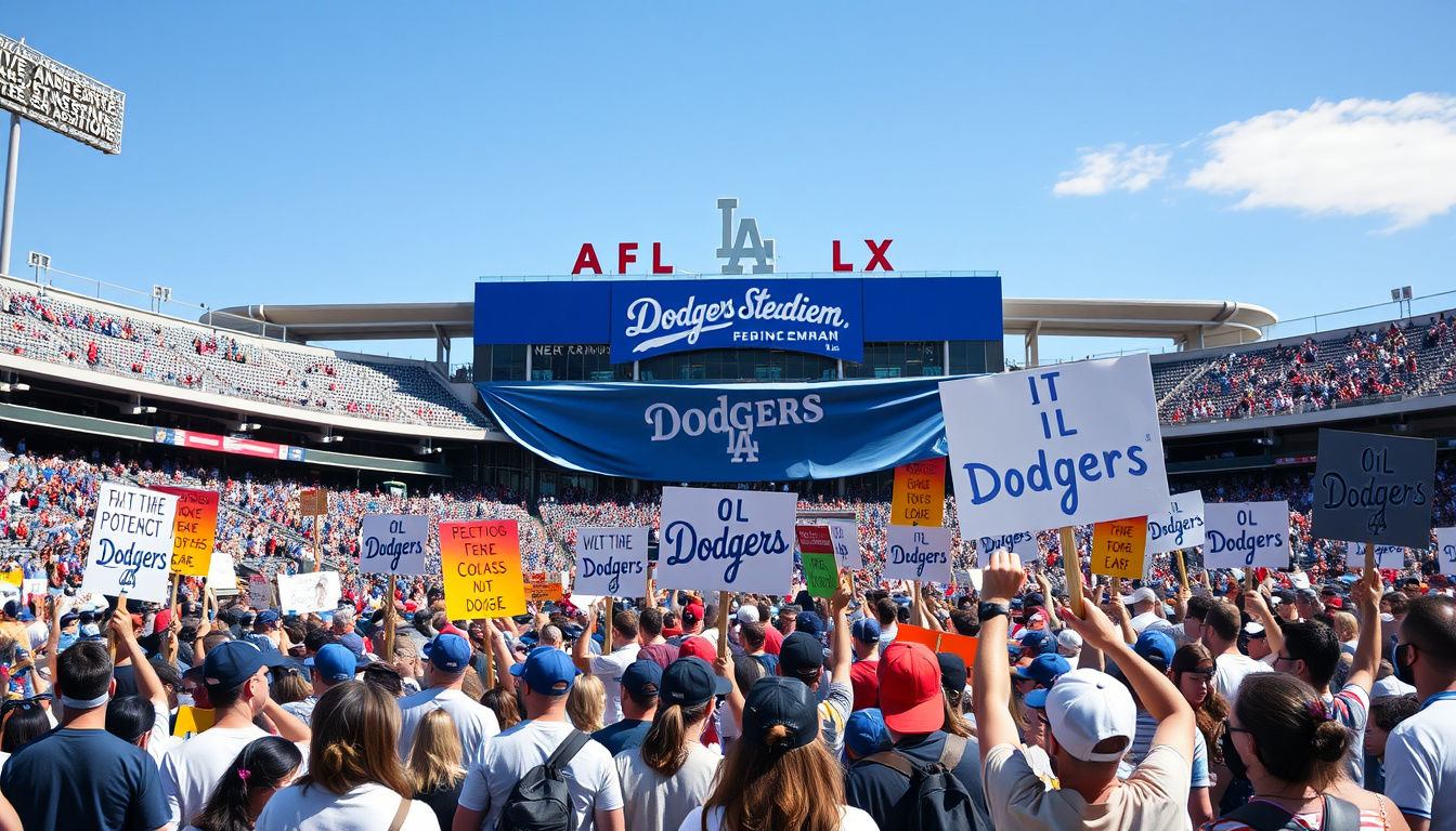 Dodgers Face Backlash: Activists Rally Against Controversial Oil Partnership at Home Opener