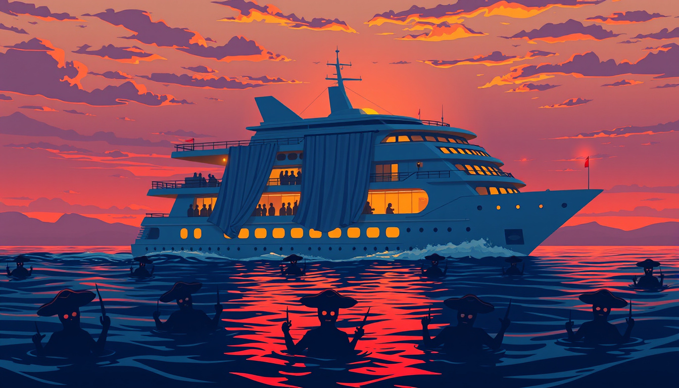 Why Luxury Cruise Passengers Are Urged to Draw Their Curtains: A Shocking Look at Piracy Risks on the High Seas