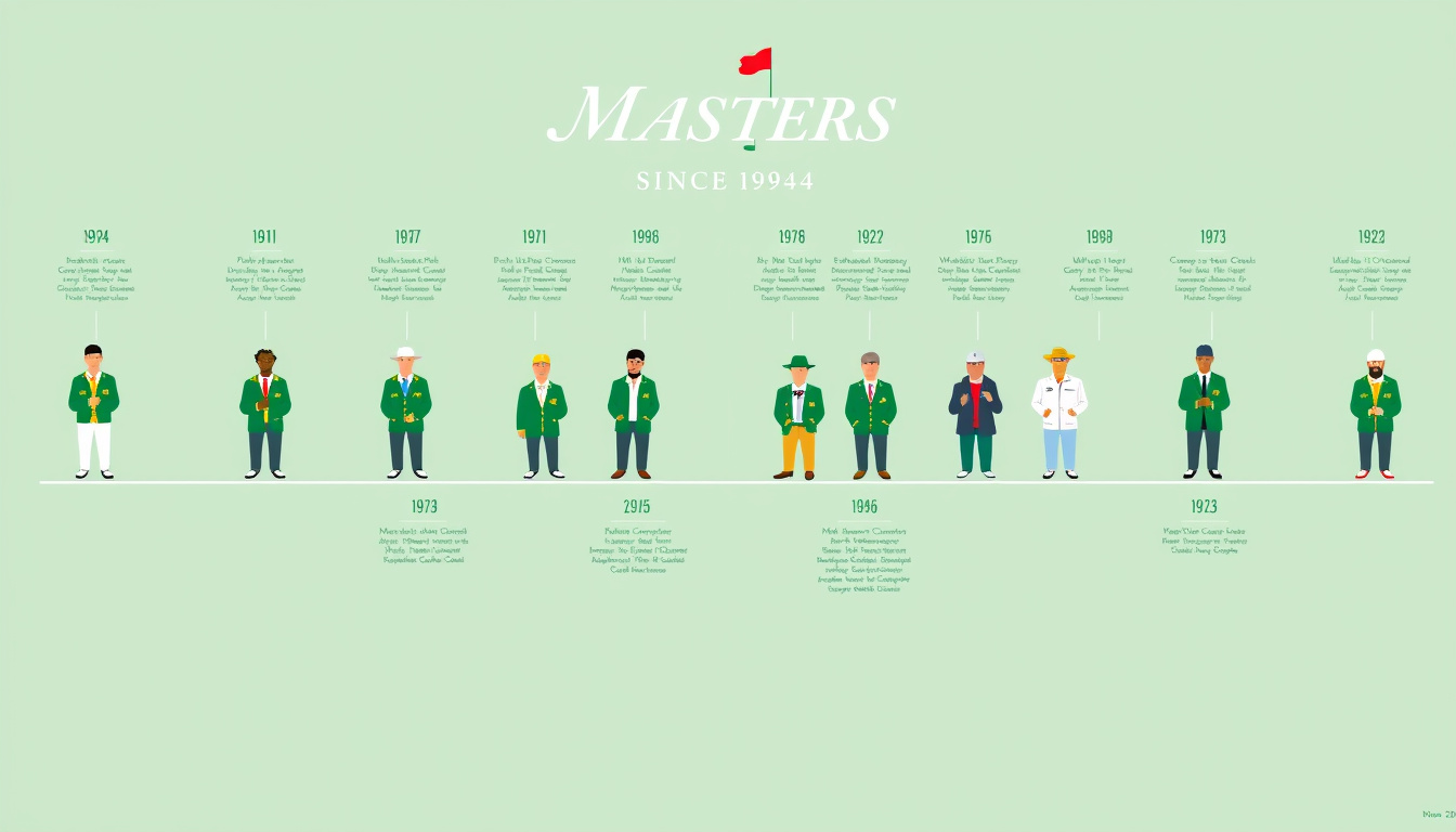 Decoding the Green Jacket: A Comprehensive Look at Masters Champions from 1934 to Today