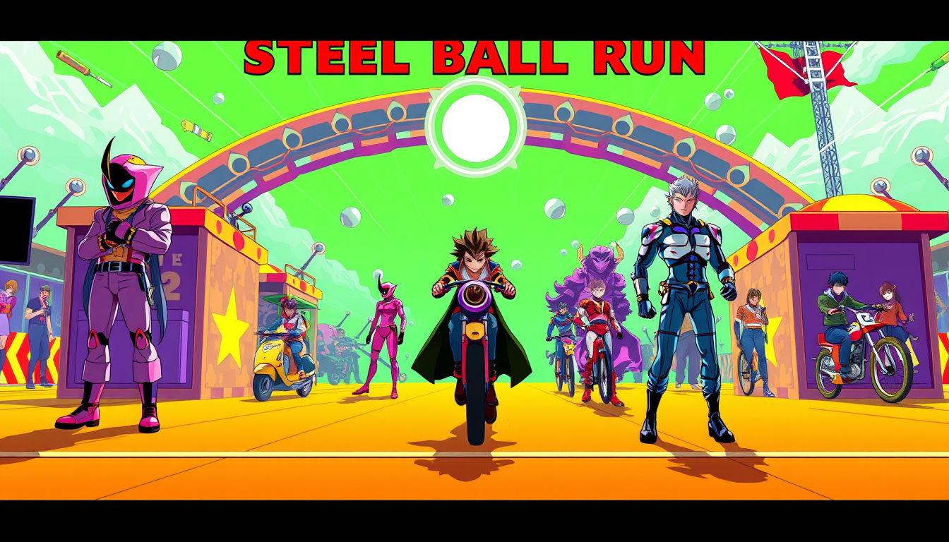 Get Ready for the Ride: JoJo’s Bizarre Adventure Unveils Exciting New Season Featuring Steel Ball Run!