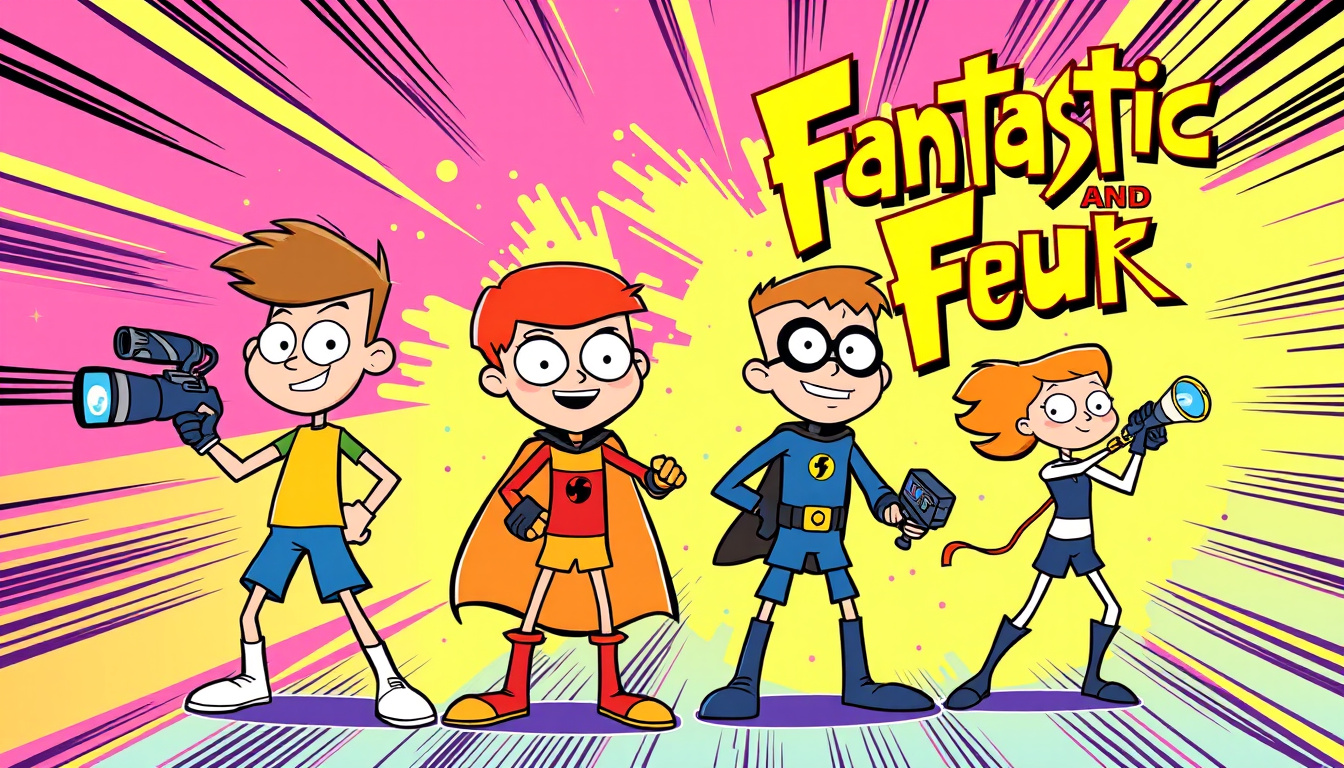 Unveiling a Whimsical Twist: Discover the Latest ‘Fantastic Four’ Variant Cover Featuring Phineas and Ferb!