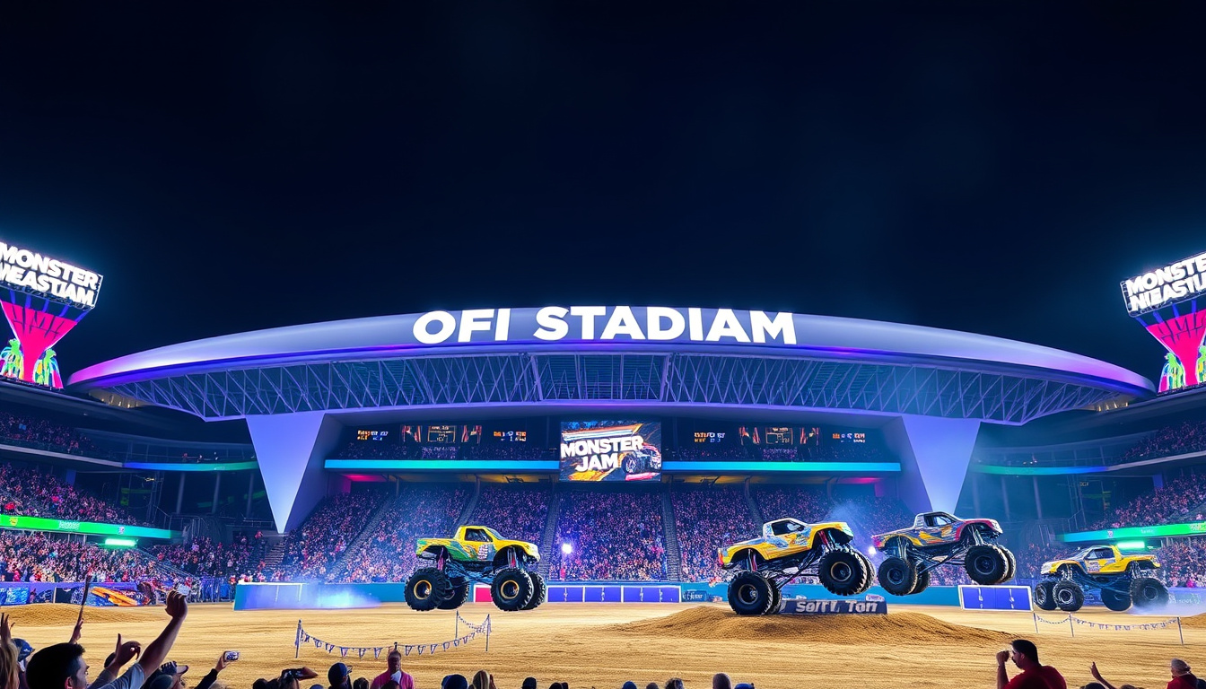 Sofi Stadium Shines Bright as Monster Jam Takes LA by Storm