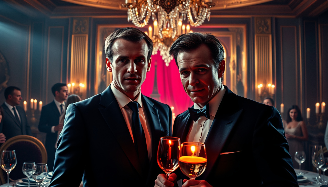 The Surprising Truth Behind the Viral Footage of Emmanuel Macron and Keir Starmer: Are They Really at a Cocaine Party?