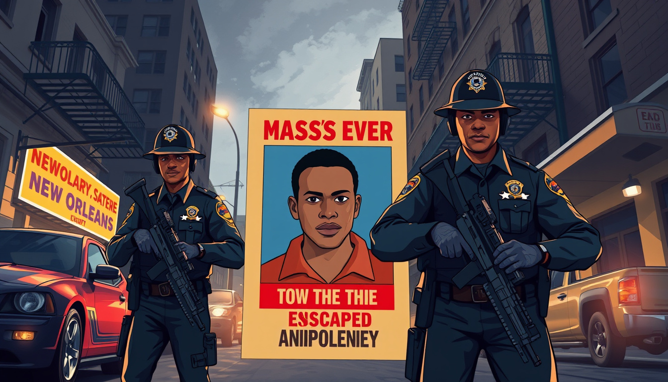 Bounty Boost: Authorities Raise Rewards for Capture of Remaining New Orleans Jail Escapees, Including Antoine Massey