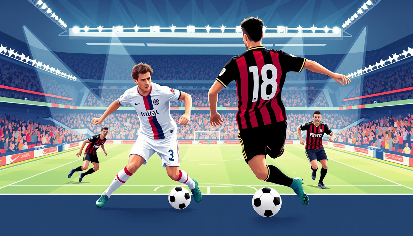Clash of Titans: PSG Takes on Inter in a Showdown of European Giants